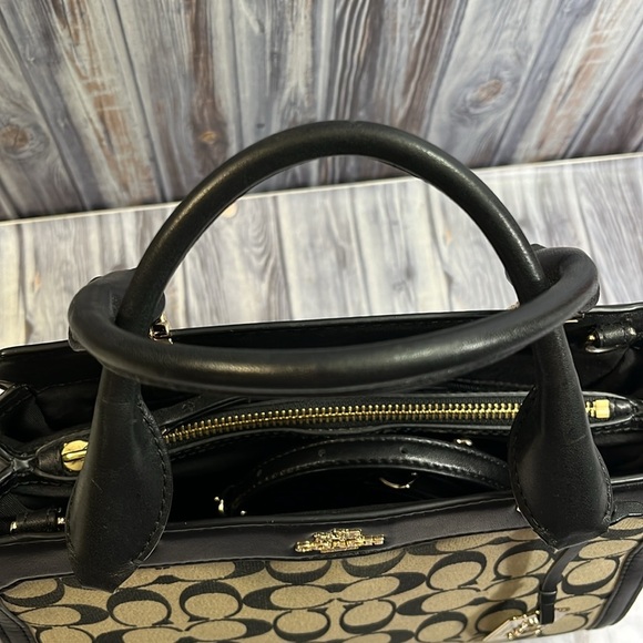 COACH SHOULDER BAG/CROSSBODY SIGNATURE CANVAS AND LEATHER. - Picture 16 of 16